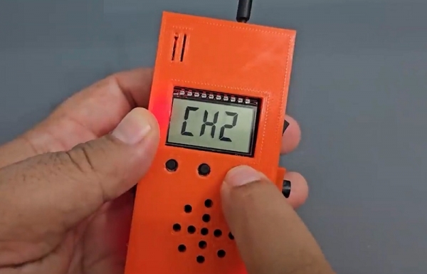 Мини рация (Walkie Talkie) на 7 каналов из готового модуля с Китая Мини рация (Walkie Talkie) на 7 каналов из готового модуля с Китая