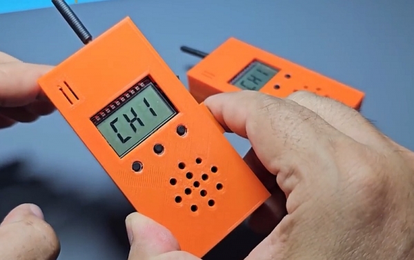 Мини рация (Walkie Talkie) на 7 каналов из готового модуля с Китая Мини рация (Walkie Talkie) на 7 каналов из готового модуля с Китая